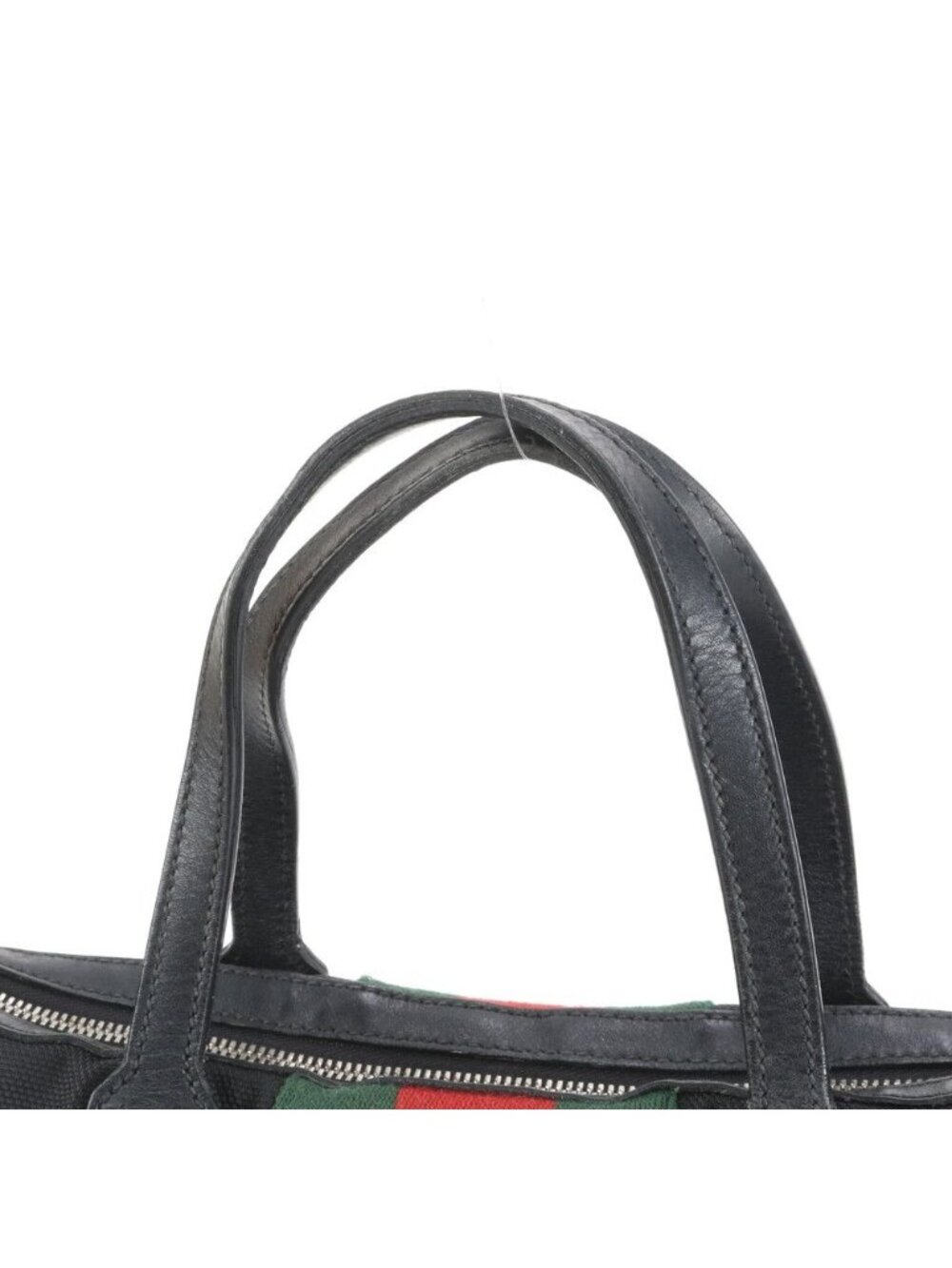 ★SOLD★ Gucci Sherry Line Leather Tote Shoulder Business Document Black - Picture 2 of 9